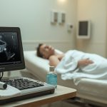 УЗИ брюшной полости процедура диагностика врач пациент медицинское обследование