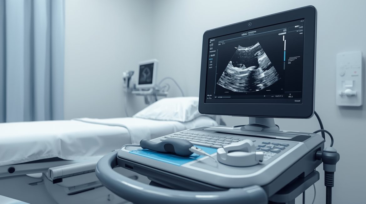 УЗИ молочных желез диагностика обследование врач пациентка современное оборудование