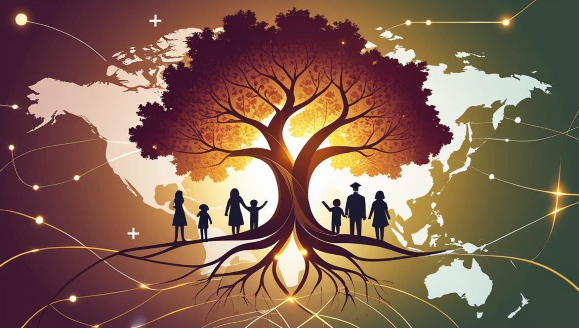 врач-генетик консультирует семью по профилактике наследственных заболеваний