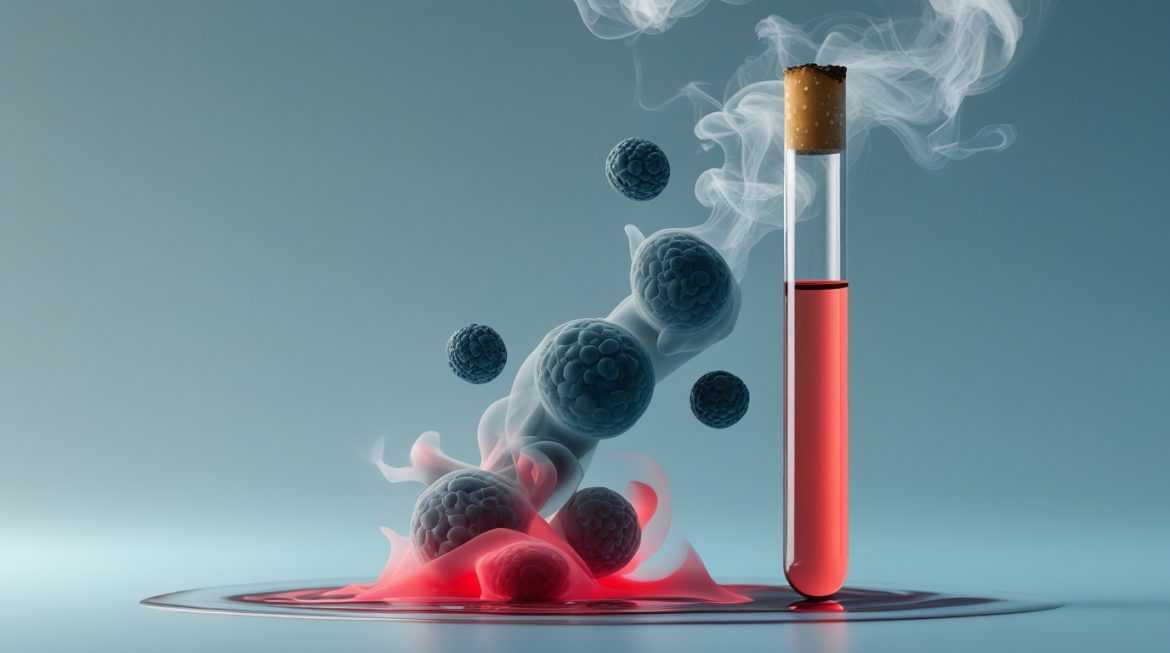 Врач с вакциной и адъювантами в медицинской лаборатории