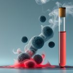 Врач с вакциной и адъювантами в медицинской лаборатории