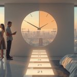 Здоровый сон и циркадные ритмы - человек в постели с естественным освещением