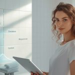 Женщина медитирует для поддержания гормонального баланса во время менструального цикла