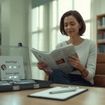 Врач интегративной медицины консультирует пациента в современном медицинском кабинете