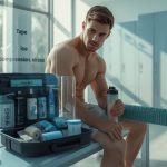Спортивная аптечка с препаратами и средствами восстановления для атлетов